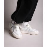 【shoes365】異素材パッチワークデザインスニーカー | aimoha  | 詳細画像6 