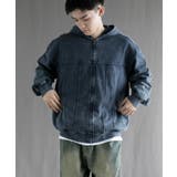ブルー | Vintage Washed Zip | aimoha men