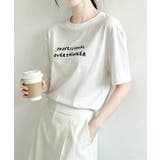カジュアルロゴプリントTシャツ | aimoha | 詳細画像2