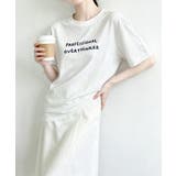 カジュアルロゴプリントTシャツ | aimoha | 詳細画像4
