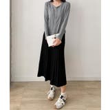 プリーツニットロングスカート | aimoha  | 詳細画像8 