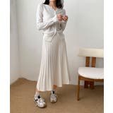 プリーツニットロングスカート | aimoha  | 詳細画像22 