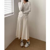 プリーツニットロングスカート | aimoha  | 詳細画像20 