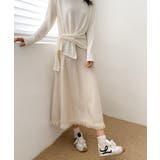 編み柄ニットロングスカート | aimoha  | 詳細画像17 