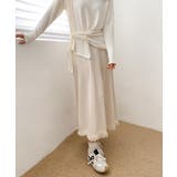 編み柄ニットロングスカート | aimoha  | 詳細画像13 