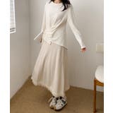 編み柄ニットロングスカート | aimoha  | 詳細画像16 