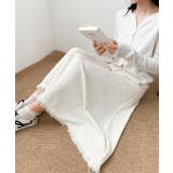 編み柄ニットロングスカート | aimoha  | 詳細画像21 