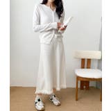 編み柄ニットロングスカート | aimoha  | 詳細画像20 