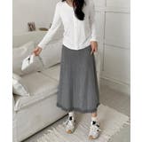 編み柄ニットロングスカート | aimoha  | 詳細画像7 