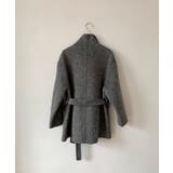 ブラック | DECADE CLASSIC リバーウールステンカラーコート | DECADECLASSIC