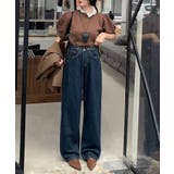 ストレート シルエット デニムパンツ | aimoha  | 詳細画像3 