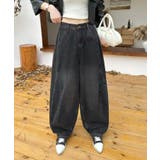 ワイドバルーンデニムパンツ | aimoha  | 詳細画像6 