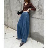 ワイドバルーンデニムパンツ | aimoha  | 詳細画像2 