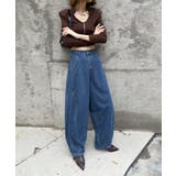 ワイドバルーンデニムパンツ | aimoha  | 詳細画像1 