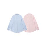 【HOOK】for girls リボンアイレットストライプロングシャツ | HOOK | 詳細画像4 