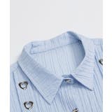 【HOOK】for girls リボンアイレットストライプロングシャツ | HOOK | 詳細画像7 