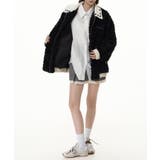 【HOOK】for girls  襟付き異素材エコファージャケット【AW】 | HOOK | 詳細画像11 