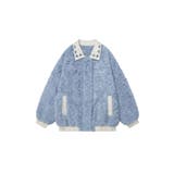 【HOOK】for girls  襟付き異素材エコファージャケット【AW】 | HOOK | 詳細画像15 