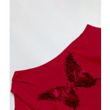 【HOOK】for girls バタフライ刺繍ワンショルダートップス | HOOK | 詳細画像14 