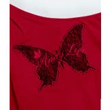 【HOOK】for girls バタフライ刺繍ワンショルダートップス | HOOK | 詳細画像16 