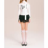 【HOOK】for girls バタフライ刺繍ワンショルダートップス | HOOK | 詳細画像22 