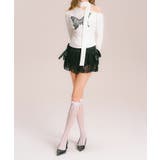 【HOOK】for girls バタフライ刺繍ワンショルダートップス | HOOK | 詳細画像23 