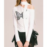 【HOOK】for girls バタフライ刺繍ワンショルダートップス | HOOK | 詳細画像25 