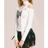 【HOOK】for girls バタフライ刺繍ワンショルダートップス | HOOK | 詳細画像28 