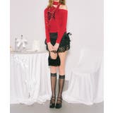 【HOOK】for girls バタフライ刺繍ワンショルダートップス | HOOK | 詳細画像33 