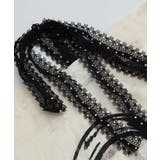 for girls リボンプリントオープンショルダーダメージトップス | HOOK | 詳細画像11 