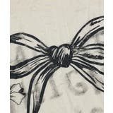 for girls リボンプリントオープンショルダーダメージトップス | HOOK | 詳細画像7 