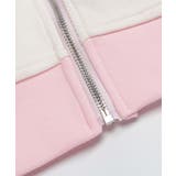 【HOOK】for girls バイカラー刺繍ジップパーカー | HOOK | 詳細画像11 