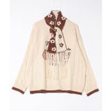 HOOK -select- マフラー付き犬イラストジャカードニット【AW】 | HOOK | 詳細画像1 