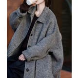 杢グレー | クラシックステンカラーウールコート【AW】 | DECADECLASSIC