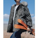 軽くて暖かい!フード付き総柄中綿ジャケット 韓国ファッション ストリート系 | HOOK | 詳細画像3