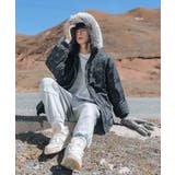 軽くて暖かい!フード付き総柄中綿ジャケット 韓国ファッション ストリート系 | HOOK | 詳細画像17