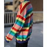 新色登場！スウェット 溶けるハート刺繍レインボーボーダーリンガースウェット 韓国… | HOOK | 詳細画像23 