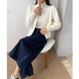 着回し抜群！ハーフジップニットカーディガン | aimoha  | 詳細画像7 