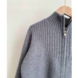 着回し抜群！ハーフジップニットカーディガン | aimoha  | 詳細画像26 