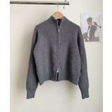 着回し抜群！ハーフジップニットカーディガン | aimoha  | 詳細画像27 