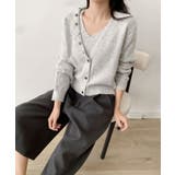 キャミソール付きふんわりニットカーディガンセット アンサンブル | aimoha | 詳細画像9