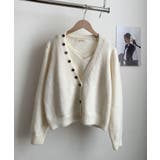 キャミソール付きふんわりニットカーディガンセット アンサンブル | aimoha | 詳細画像7