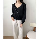 キャミソール付きふんわりニットカーディガンセット アンサンブル | aimoha | 詳細画像14