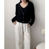 キャミソール付きふんわりニットカーディガンセット アンサンブル | aimoha | 詳細画像16