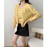 キャミソール付きふんわりニットカーディガンセット アンサンブル | aimoha | 詳細画像21