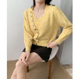 キャミソール付きふんわりニットカーディガンセット アンサンブル | aimoha | 詳細画像22