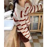 ボーダーニットプルオーバー | aimoha | 詳細画像5