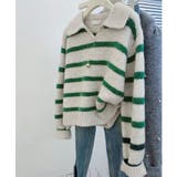 ボーダーニットプルオーバー | aimoha | 詳細画像1