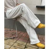 ライトグレー | 【DECADE CLASSIC】ハイウエストワイドパンツ | DECADECLASSIC