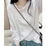 ヘンリーネック長袖Tシャツ | aimoha  | 詳細画像10 